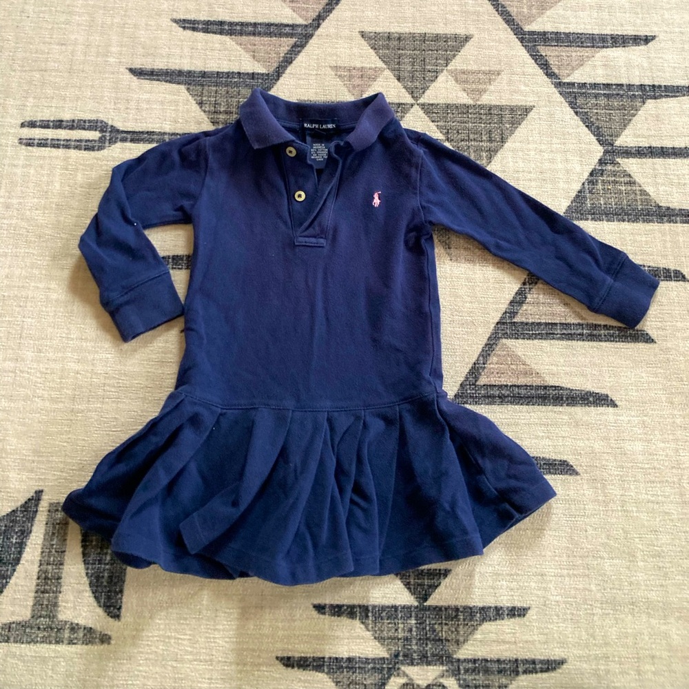 Ralph Lauren Navy Polo Dress, 2T